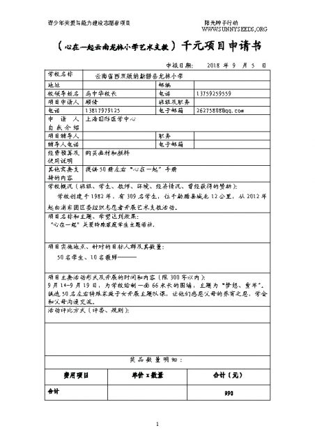 龙林小学艺术支教项目1